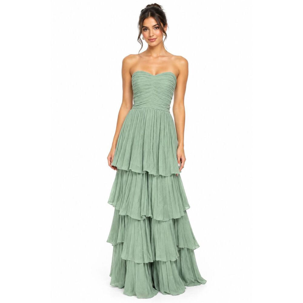 Lulus Green Maxi Dress XL
